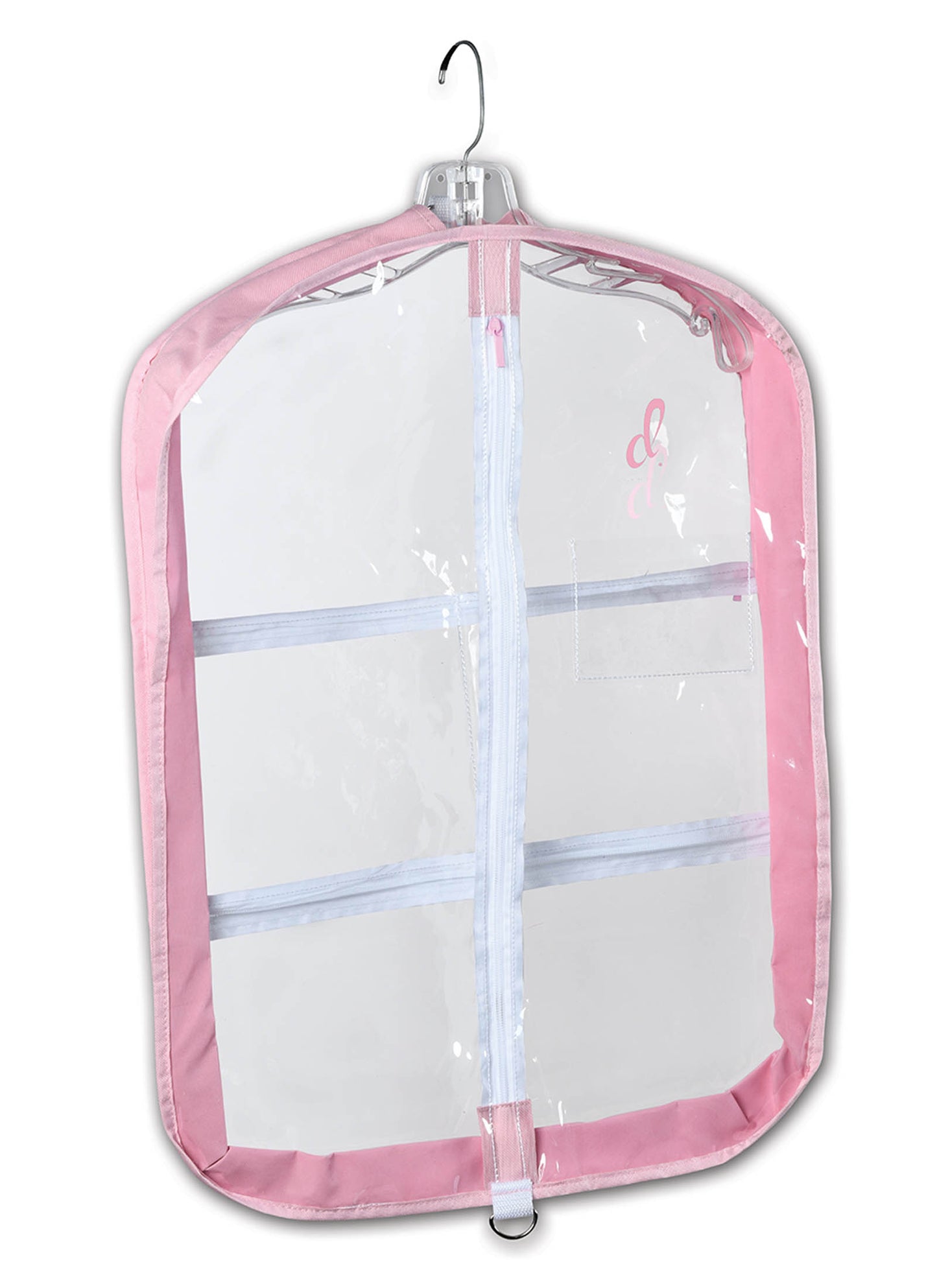 Danznmotion Short Garment Bag Pink B23526-PNK Danznmotion Short Garment Bag Pink B23526-PNK